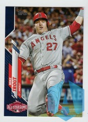 2020 TOPPS UPDATE U-4 MIKE TROUT WALMART ROYAL BLUE ANGELS